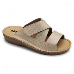 LEON V264 LEON Comfort női bőr klumpa (LEON5879-arany40)