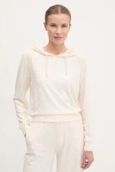 GUESS felső MONICA bézs, női, mintás, kapucnis, V5RQ21 KCLG2 - bézs XS