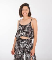 Hurley Fekete Top, vékony pántok, mintás, Size M (463180)