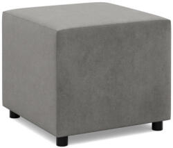 Greensite Zeus Puff, Bársony, 50x50, Világosszürke - fizz