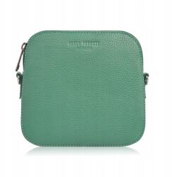 Paolo Peruzzi Női kézitáska Kis Válltáska Természetes Bőr Menta Postás Táska (IN-61)