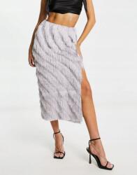 Asos Design Ezüst Rojtos Szoknya (36) (572387)