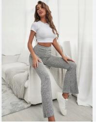 Shein Nadrág Szürke Elasztikus Basic 38 M, Eac