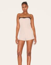 Prettylittlething Bézs Overál Nyitott Vállú Csipke Klasszikus Prettylittlething 44