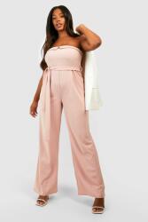 Boohoo Rózsaszín Overál Öv Off Shoulder (50) (GZZ57904-158)