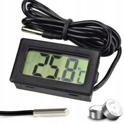  Elektronikus digitális hőmérő LCD kijelzővel vízálló érzékelő 1m (5904162805693)