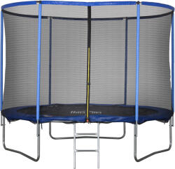HomCom Trambulin gyerekeknek és felnőtteknek Φ305cm kék színes
