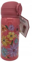 Smukee virágmintás termo bögre 300ml rózsaszín (5609288329022)