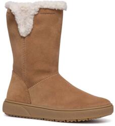 Geox gyerek télicipő velúrból THELEVEN WPF barna, J46HYA. 00022 - barna 31