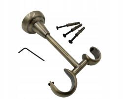 ESTAdeco Mennyezeti Konzol Dupla Függönykarnishoz fém arany fi 25+19 mm 1 db (wspornik sufitowy fi25+19mm ZŁOTO ANTYK)