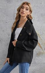 Shein Fekete Női Ing Casual Gombokkal 38 M Eda