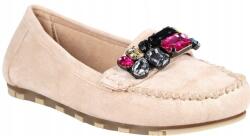  Velúr Női Papucs Kövekkel Bézs Puha És Kényelmes Must Have (33P BEIGE)