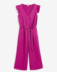 Bonprix fodros szatén overál, lila, Size 46 (XXXL)