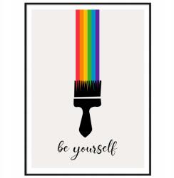 Lmbt Poszter Szivárvány Be Yourself Sok Minta A3