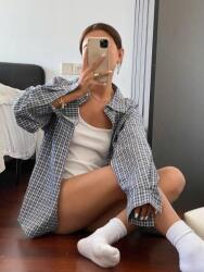 Dazy IC93102 Dazy Laza Hosszú Ujjú Kockás Ing (38) S