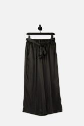 Silvian Heach Fekete Szatén Nadrág Övvel (L) (592409)