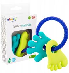 Akuku Szilikon Rágóka Csecsemőknek Fogzás (A0127)