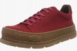  Piros Félcipő Fűzött Velúr Platform Blue Planet Art Shoes 38 (1773)