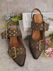 Shein T24201 Shein Barna Szabad Sarkú Cipő (25) 36, 5 (sx2408296954922199)