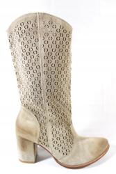 Exquisite Bokacsizma Exquisite 1224 méret39 béleletlen áttört bézs (1224)