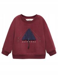 MANGO Bordo Vörös Mintás Pulóver (9-12 Hónapos) (560064)
