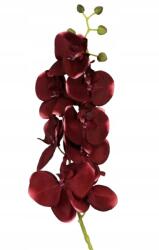  Orchidea Szatén Művirág Ág 100CM Orchidea 9 Virág (Storczyk Satynowy)