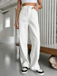 Dazy Farmernadrág, fehér, Size 36, magas derekú, pamut