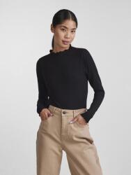 Pieces Fekete Bordázott Felső (M) (569510)