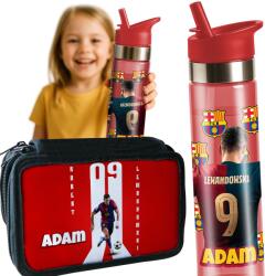 Wyczaruj Prezent Iskolai Tolltartó Felszereltség Kulacs Barcelona Lewandowski 4 (DZIEŃ DZIECKA DO SZKOŁY URODZINY BARCELONA 4)