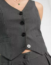 Dorothy Perkins Fekete Klasszikus Mellény Fehér Csíkokkal Dorothy Perkins Xs