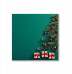 Tulup Canvas vászonkép 40x40 Ajándékok Karácsonyfa Tél (ock-40x40-305353177)