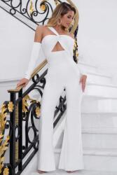  Club L Elegáns Krémszínű Kombinezon (38) (470345)