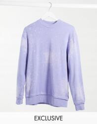  Lila Klasszikus Unisex Pulóver 34 Xs