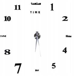  3D falióra, falra ragasztható, modern, 35cm, akkumulátoros (6910359841305)