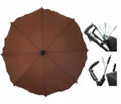 Skyline Babakocsi napernyő, barna, kerek, napvédő, 75 cm, UV50 szűrővel (PS201600s13)