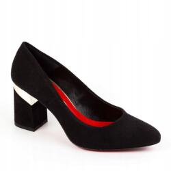 Prestige cipő 2046 Fekete velúr méret40 (2046)