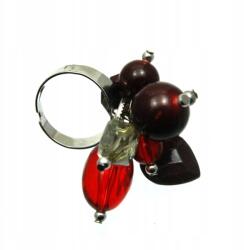 Női állítható gyűrű gyöngyökkel (0611-762)