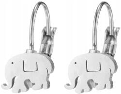  Ezüst Színű, Kis Elefántos Fülbevaló, Sebészeti Acélból