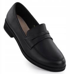 Sergio Leone Lordsy női bőr papucs fekete Sergio Leone MK25112-S 38 (MK25112-SCZARNYmat)