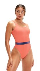 Speedo övvel ellátott mély U-hátú női egyrészes fürdőruha 42 lila