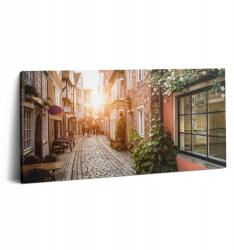 Wallfluent Canvas Fotó Vászon Nappali Gyors Összeszerelés Olasz Utca Épületek között (010030010010000074720)