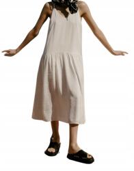 Reserved Midaxi Ruha, V-nyakkivágással, Size 36, modal