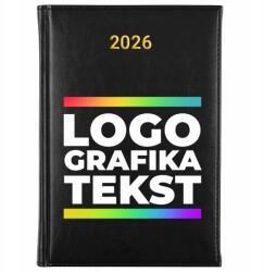 FunnyCase Naptár 2026 Fekete Az Ön Logója Szöveg Személyre Szabás Grafika Ajándék (KALENDARZ 2026 TWOJE LOGO TEKST GRAFIKA PERSO)
