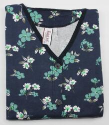  Podomka otthoni ruha rövid ujjú fürdőköpeny gombok Nagy plus size 7XL (100 wzór 22)