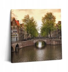 Wallfluent Kép A dolgozószobába Stílusos Ajándék Amszterdami Csatornák Beltéri Város (010030010270000037714)