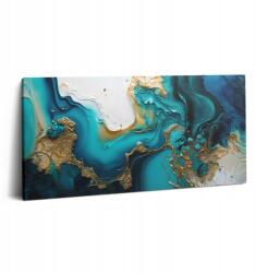 Wallfluent Fotó-Vászonkép Canvas Felakasztható Edzőterem Türkiz Absztrakt (010030010010000274709)