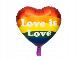 Party Deco Fólia lufi Szivárvány szív Pride Love is Love 35