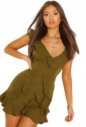 Boohoo Rövid Overál, Khaki, Size XL