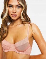 New Look Csillámos Rózsaszín Bikini Melltartó (75C) (565986)