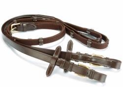DASLÖ Vászon ló kantár rozsdamentes acél csatokkal Daslö barna